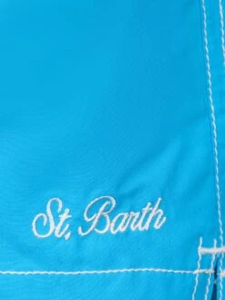 MC2 Saint Barth Boy Aqua Blue Mid-length Swim Shorts Patmos Jr -MC2 Saint Barth Shop UID PATM00200036F KIDS SWIMSHORT SKY 20240530100000 3