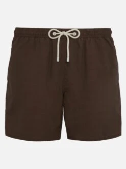MC2 Saint Barth Vintage Brown Mid-length Swim Shorts Patmos Used