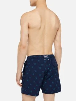 MC2 Saint Barth Mid-length Swim Shorts Patmos The Riviera With All Over Seastar Jacquard 12 MC2 Saint Barth Mid-length Swim Shorts Patmos The Riviera With All Over Seastar Jacquard -MC2 Saint Barth Shop UID PATM00401053H MAN SWIMSHORT BLUE MARINELIFE 0 20250516163550 3