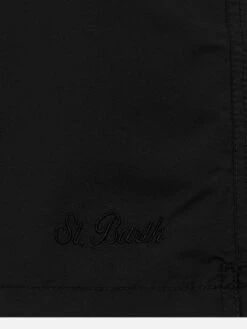 MC2 Saint Barth Black Long Swim Shorts Patmos -MC2 Saint Barth Shop UID PATM00500107H MAN SWIMSHORT BLACK 20250301143500 03