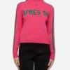 MC2 Saint Barth Woman Half-turtleneck Sweater With Apres Ski Embroidery -MC2 Saint Barth Shop UID PEA000111375E WOMAN KNITWEAR PINK MOUNTAINSTYLE 0 20250107173500 1