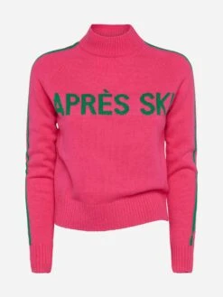 MC2 Saint Barth Woman Half-turtleneck Sweater With Apres Ski Embroidery -MC2 Saint Barth Shop UID PEA000111375E WOMAN KNITWEAR PINK MOUNTAINSTYLE 0 20250107173500 4