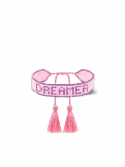 MC2 Saint Barth Pearls Bracelet With Dreamer Lettering