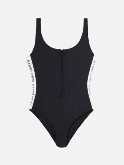 MC2 Saint Barth Perry Scoopback One-piece Swimsuit With Logo Tape