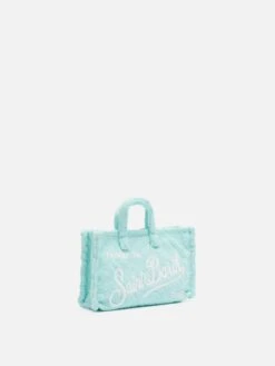 MC2 Saint Barth Zebra Terry Embossed Phone Bag -MC2 Saint Barth Shop UID PHONE00101200H WOMAN BAG GREEN 0 0 20250320123502 3