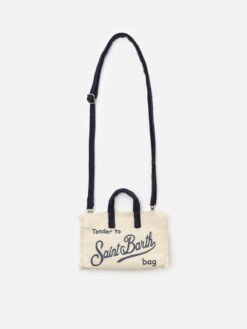 MC2 Saint Barth Off-white Cotton Canvas Phone Bag