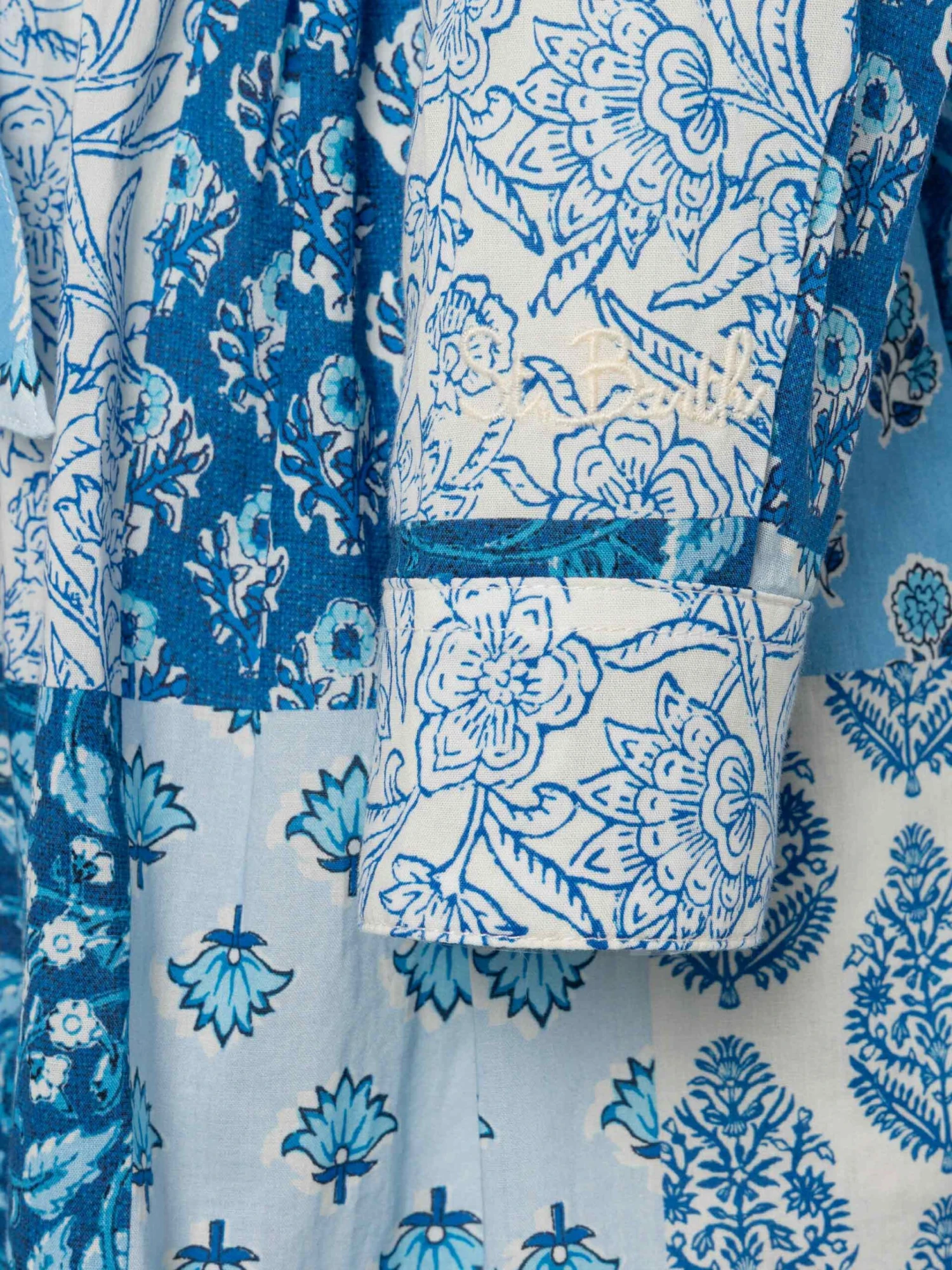 MC2 Saint Barth Philipa Jr Long Shirt Dress With Flower Patch Print 6 MC2 Saint Barth Philipa Jr Long Shirt Dress With Flower Patch Print - Image 4