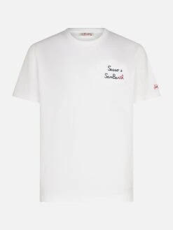 MC2 Saint Barth Classic Fit Cotton Jersey T-shirt Portofino With Sesso E Sambarth Embroidery 7 MC2 Saint Barth Classic Fit Cotton Jersey T-shirt Portofino With Sesso E Sambarth Embroidery -MC2 Saint Barth Shop UID POT000101302H sesso e sam barth embroidery tshirt man 3