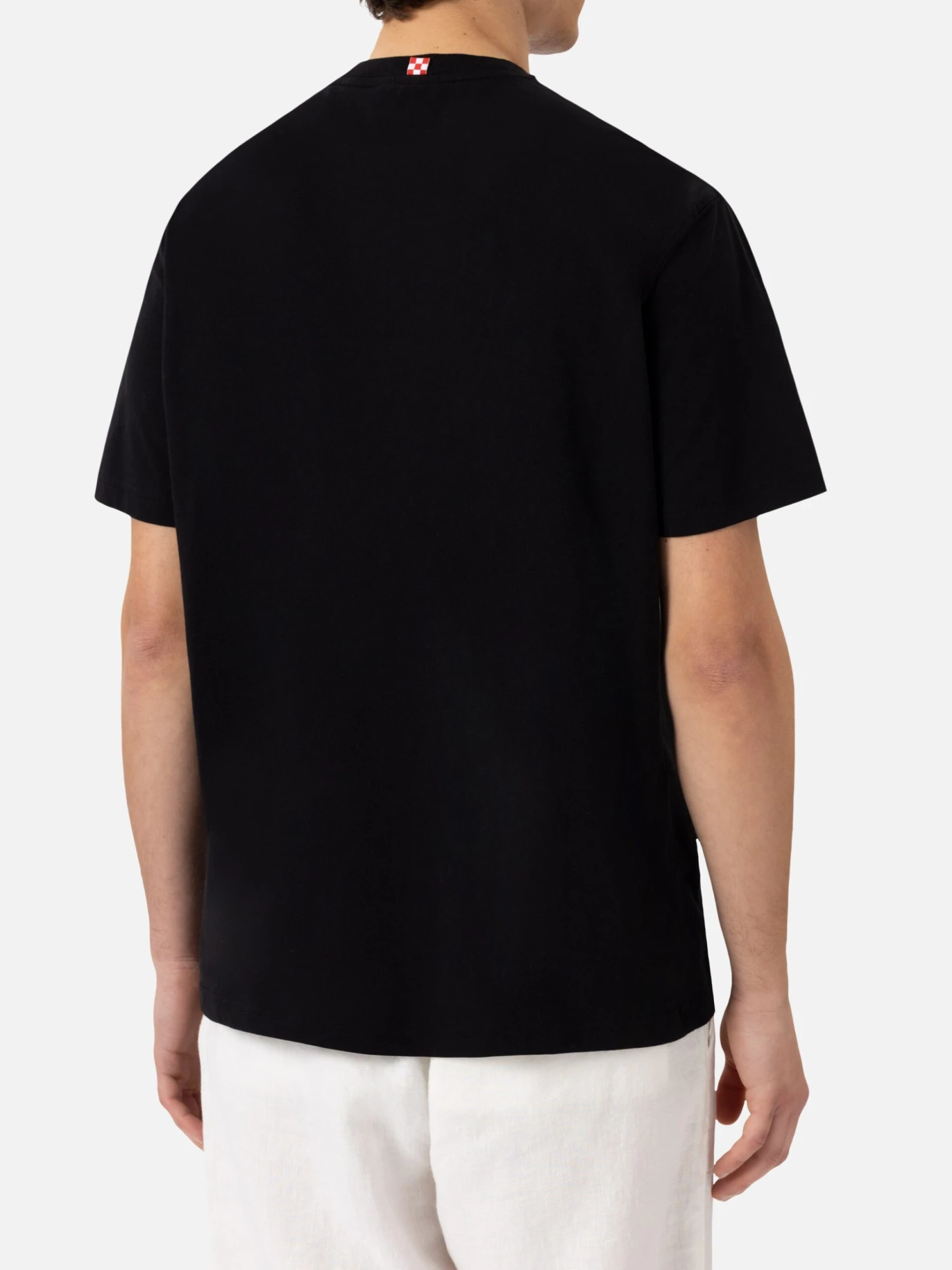 MC2 Saint Barth Classic Fit Cotton Jersey T-shirt Portofino With Gin Or Gym Embroidery 7 MC2 Saint Barth Classic Fit Cotton Jersey T-shirt Portofino With Gin Or Gym Embroidery - Image 5