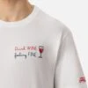 MC2 Saint Barth Classic Fit Cotton Jersey T-shirt Portofino With Drink WINE Feeling FINE Embroidery 1 MC2 Saint Barth Classic Fit Cotton Jersey T-shirt Portofino With Drink WINE Feeling FINE Embroidery -MC2 Saint Barth Shop UID POT000102387H MAN T SHIRT WHITE 20250304171944 03