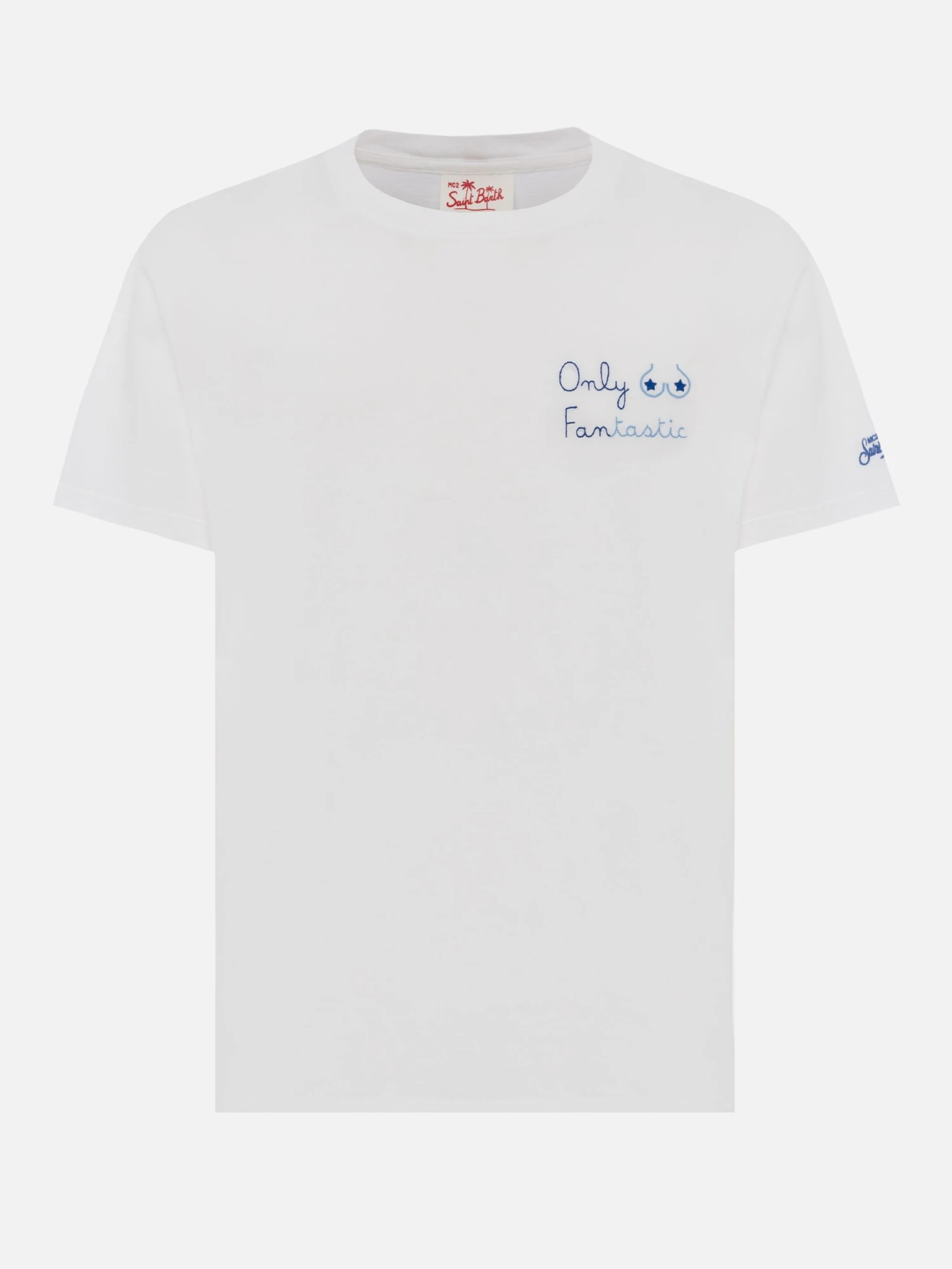 MC2 Saint Barth Classic Fit Cotton Jersey T-shirt Portofino With Only Fantastic Embroidery 6 MC2 Saint Barth Classic Fit Cotton Jersey T-shirt Portofino With Only Fantastic Embroidery - Image 4