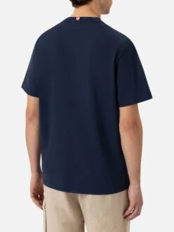 MC2 Saint Barth Classic Fit Cotton Jersey T-shirt Portofino With Brillo Senza Bere Embroidery | INSULTI LUMINOSI SPECIAL EDITION 11 MC2 Saint Barth Classic Fit Cotton Jersey T-shirt Portofino With Brillo Senza Bere Embroidery | INSULTI LUMINOSI SPECIAL EDITION -MC2 Saint Barth Shop UID POT000105207H MAN T SHIRT BLUE INSULTILUMINOSI 20250304173500 02