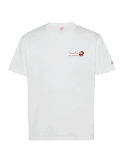 MC2 Saint Barth Classic Fit Cotton Jersey T-shirt Portofino With Famolo Strano Embroidery |INSULTI LUMINOSI SPECIAL EDITION -MC2 Saint Barth Shop UID POT000105268H MAN T SHIRT WHITE SMALLEMBROIDERY 0 20250508163515 5