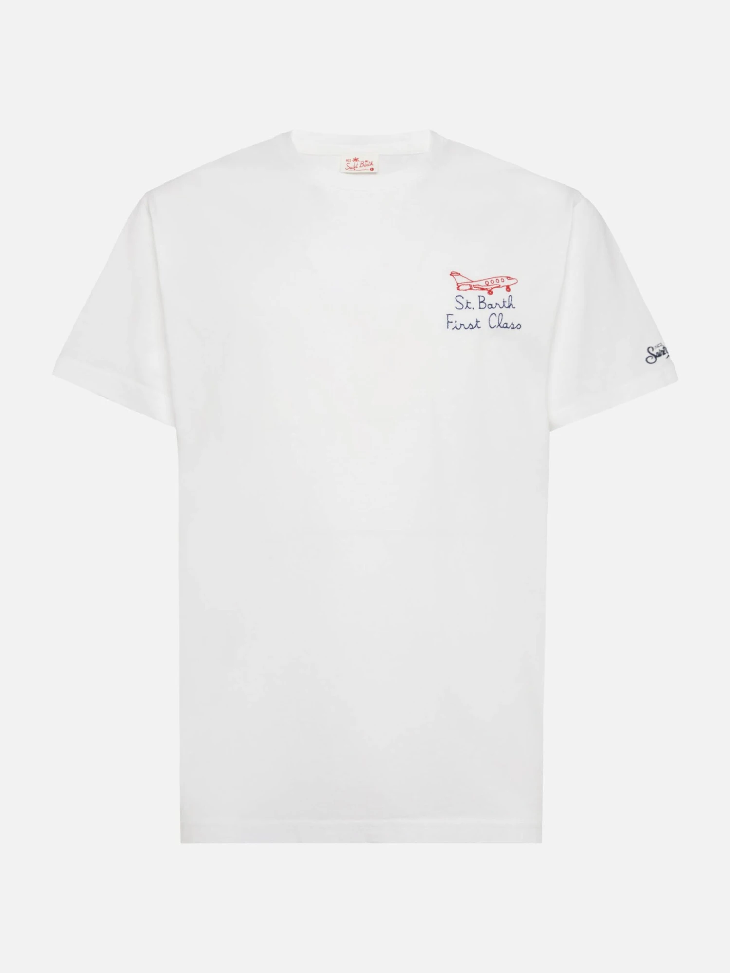 MC2 Saint Barth Classic Fit Cotton Jersey T-shirt Portofino With First Class Embroidery 6 MC2 Saint Barth Classic Fit Cotton Jersey T-shirt Portofino With First Class Embroidery - Image 4