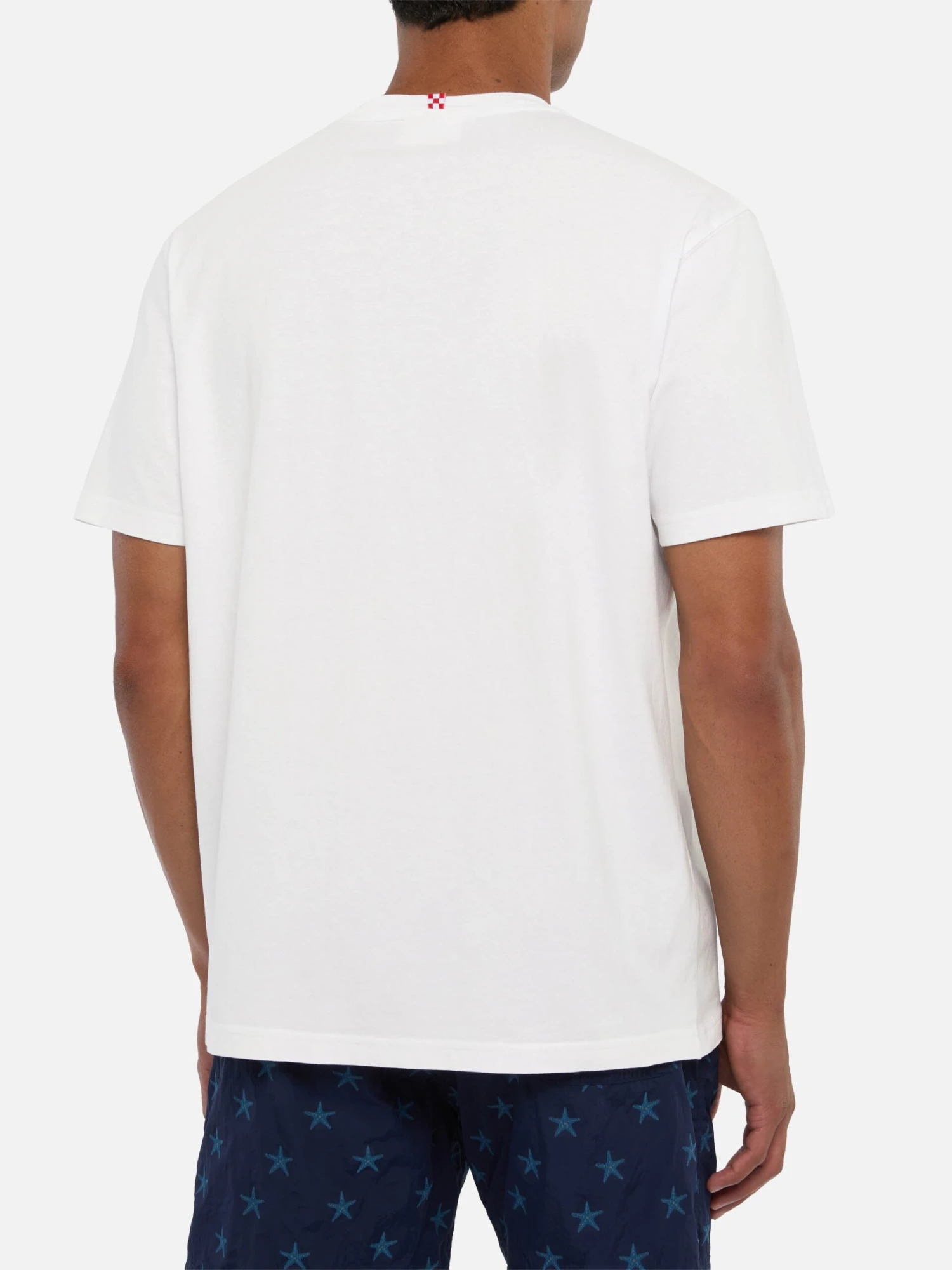 MC2 Saint Barth Classic Fit Cotton Jersey T-shirt Portofino With First Class Embroidery 5 MC2 Saint Barth Classic Fit Cotton Jersey T-shirt Portofino With First Class Embroidery - Image 3