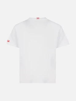 MC2 Saint Barth Portofino Jr Cotton Jersey T-shirt With Coi Miei Ci Vuole Pazienzaembroidery -MC2 Saint Barth Shop UID POT000202000H BOY T SHIRT WHITE 20250216172613 02