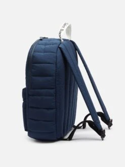 MC2 Saint Barth Navy Blue Puffer Backpack -MC2 Saint Barth Shop UID PUF000410464E ACCESSORY BAG BLUE MOUNTAINSTYLE 0 20250107183502 3