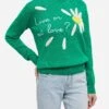 MC2 Saint Barth Woman Brushed Sweater With Daisy Print