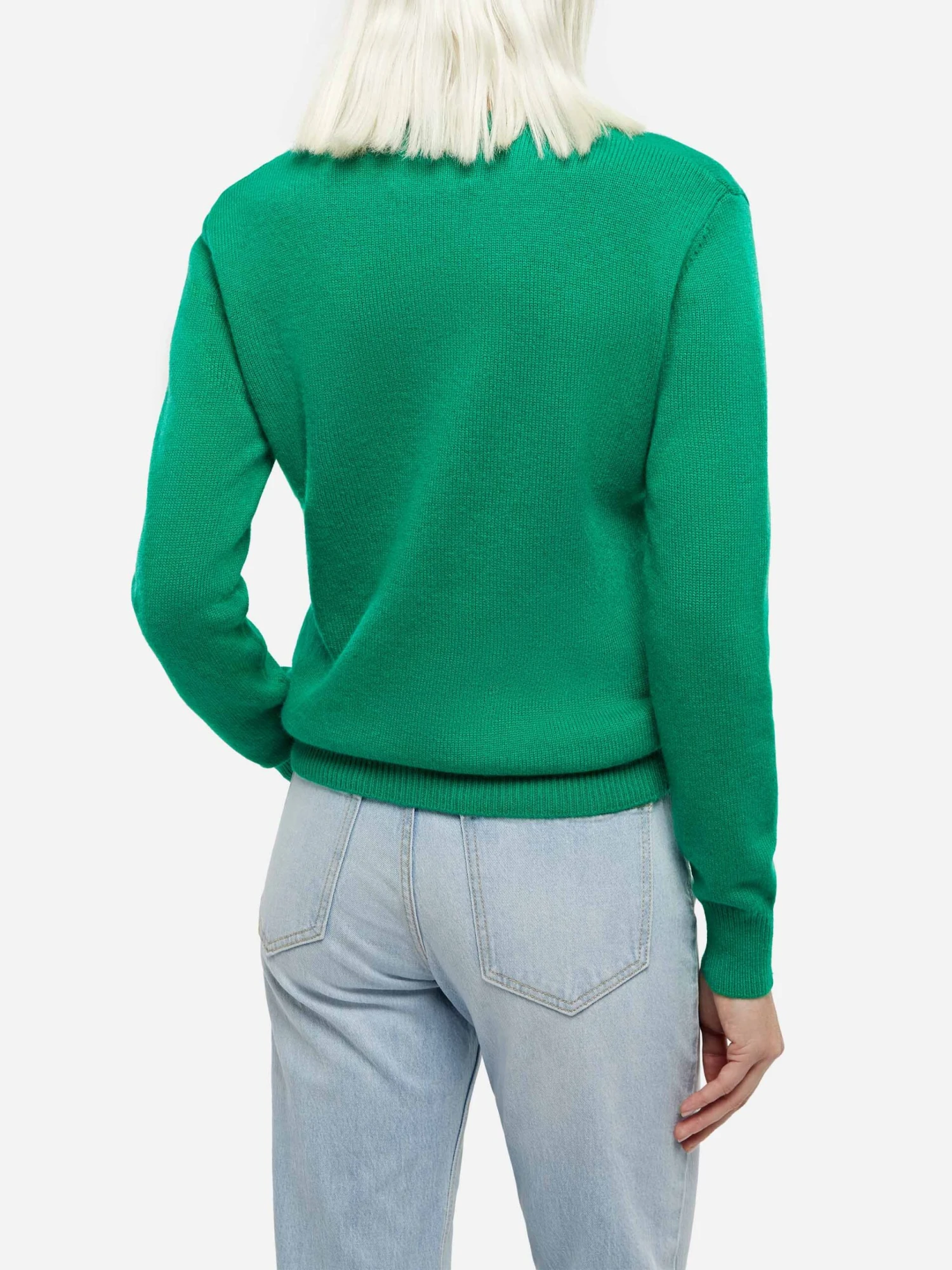 MC2 Saint Barth Woman Brushed Sweater With Daisy Print 5 MC2 Saint Barth Woman Brushed Sweater With Daisy Print - Image 3