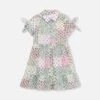 MC2 Saint Barth Girl Cotton Dress Queenie With Flower Print 2 MC2 Saint Barth Girl Cotton Dress Queenie With Flower Print -MC2 Saint Barth Shop UID QUN000100772F KIDS unknown category COTTONRADICALPATCHMULTIC 1