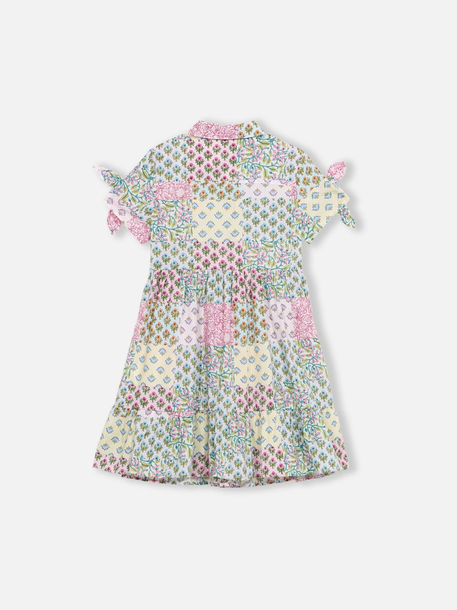 MC2 Saint Barth Girl Cotton Dress Queenie With Flower Print 4 MC2 Saint Barth Girl Cotton Dress Queenie With Flower Print - Image 2