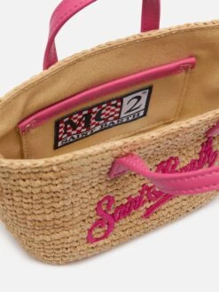 MC2 Saint Barth Beige Raffia City Micro Bag With Saint Barth Embroidery -MC2 Saint Barth Shop UID RAFC00401329H ACCESSORY BAG BEIGE 0 0 20250324150001 5