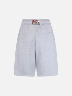 MC2 Saint Barth Randle Grey Cotton Fleece Bermuda Shorts -MC2 Saint Barth Shop UID RANL00200409F MAN PANT GREY 2 92b485dd cc3d 4d42 8858 d5c74f4b79ed