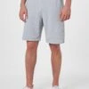 MC2 Saint Barth Man Mélange Grey Cotton Fleece Bermuda Shorts Randle -MC2 Saint Barth Shop UID RANL00200409F MAN PANT GREY 3