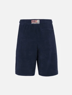 MC2 Saint Barth Man Navy Blue Terry Bermuda Shorts Rande Sponge 11 MC2 Saint Barth Man Navy Blue Terry Bermuda Shorts Rande Sponge -MC2 Saint Barth Shop UID RANL00300931F MAN PANT BLUE TERRY 02