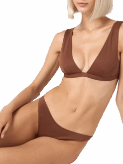 MC2 Saint Barth Woman Brown Heatsealed Scooped Bikini Ofelia Reanna -MC2 Saint Barth Shop UID REA00104938F WOMAN BOTTOM PINK 1