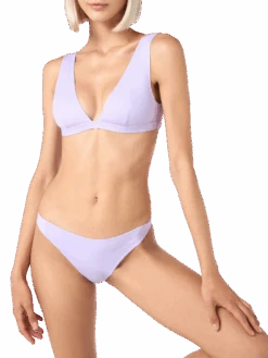 MC2 Saint Barth Woman Lilac Heatsealed Scooped Bikini Ofelia Reanna -MC2 Saint Barth Shop UID REA00105197F WOMAN BOTTOM BROWN 9