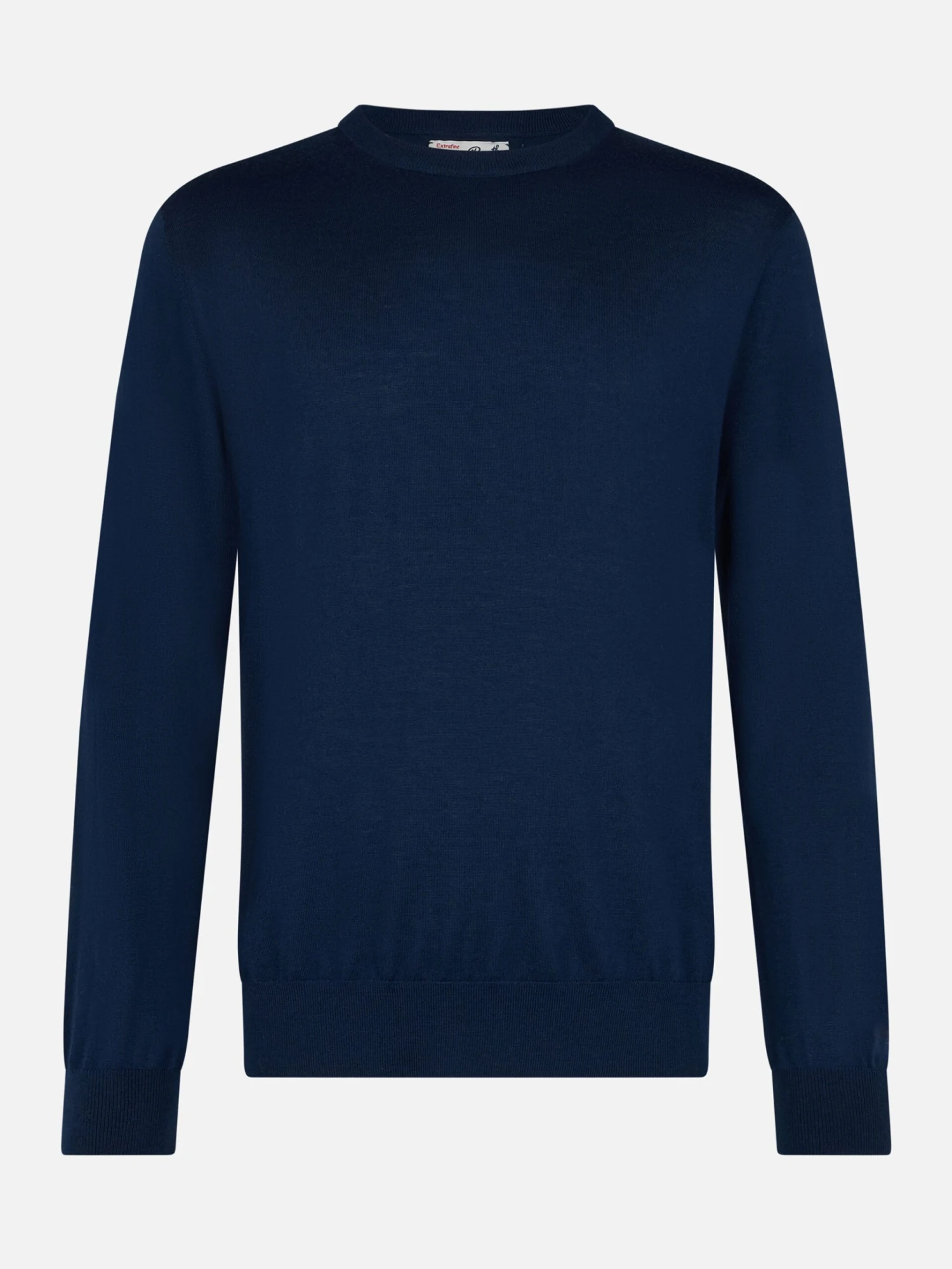 MC2 Saint Barth Man Blue Navy Merino Wool Sweater Regent 5 MC2 Saint Barth Man Blue Navy Merino Wool Sweater Regent - Image 3