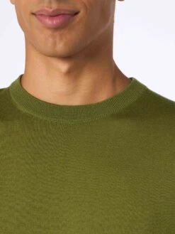 MC2 Saint Barth Man Regent Pistachio Merino Wool Sweater -MC2 Saint Barth Shop UID REGE00100738G STBM KNITWEAR GREEN 20240903173500 3