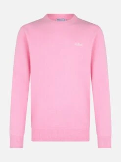 MC2 Saint Barth Man Pink Lambswool Sweater Regent 9 MC2 Saint Barth Man Pink Lambswool Sweater Regent -MC2 Saint Barth Shop UID REGE00300028G STBM KNITWEAR PINK 20240903143500 4