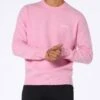 MC2 Saint Barth Man Pink Lambswool Sweater Regent -MC2 Saint Barth Shop UID REGE00300028G STBM KNITWEAR PINK 20240903150000 1