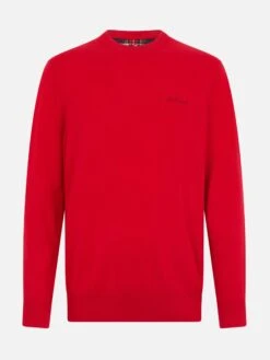 MC2 Saint Barth Man Red Blended Cashmere Crewneck Sweater Regent -MC2 Saint Barth Shop UID REGE00300032G MAN KNITWEAR RED 20240905105110 1