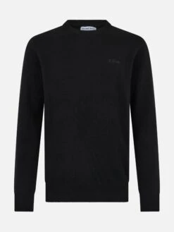 MC2 Saint Barth Man Black Lambswool Sweater Regent 9 MC2 Saint Barth Man Black Lambswool Sweater Regent -MC2 Saint Barth Shop UID REGE00300810G STBM KNITWEAR BLACK 20240903143500 4