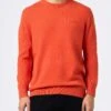 MC2 Saint Barth Man Orange Cashmere Blend Crewneck Sweater Regent -MC2 Saint Barth Shop UID REGE00300829G MAN KNITWEAR ORANGE 20240930170000 1