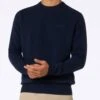 MC2 Saint Barth Man Navy Blue Lambswool Sweater Regent -MC2 Saint Barth Shop UID REGE00300845G STBM KNITWEAR BLUE 20240903173500 1