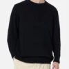 MC2 Saint Barth Black Pure Cashmere Crewneck Sweater Regent