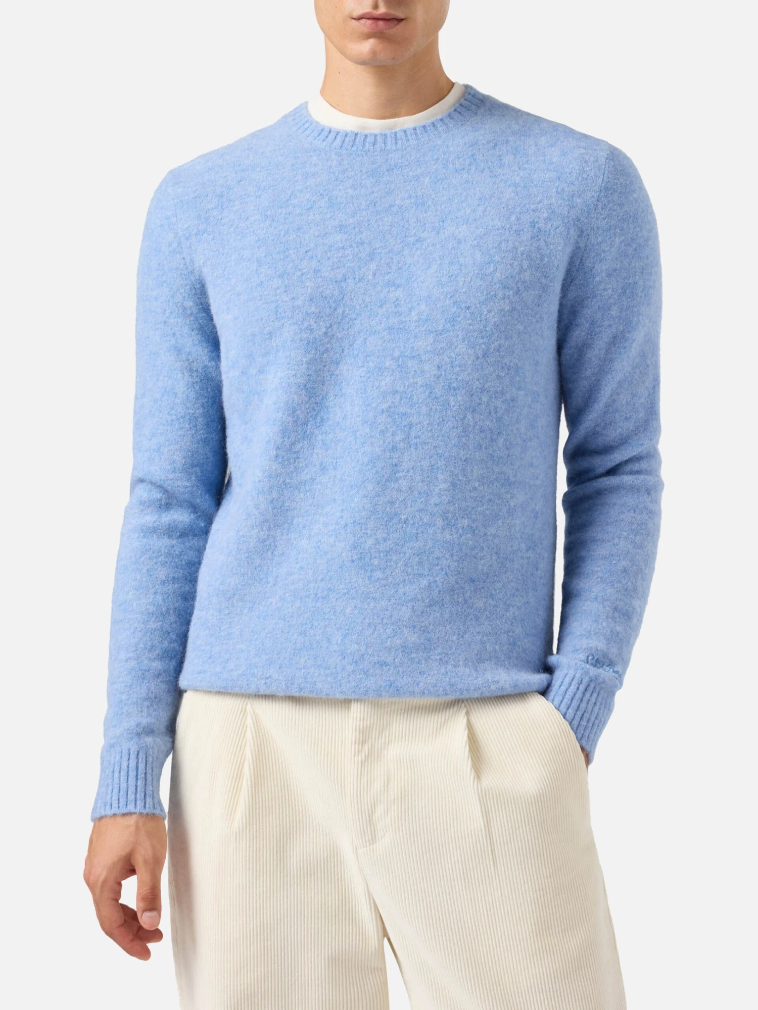 MC2 Saint Barth Regent Light Blue Stretch Alpaca Sweater 3 MC2 Saint Barth Regent Light Blue Stretch Alpaca Sweater