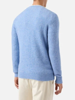 MC2 Saint Barth Regent Light Blue Stretch Alpaca Sweater 9 MC2 Saint Barth Regent Light Blue Stretch Alpaca Sweater -MC2 Saint Barth Shop UID REGE00600023I MAN KNITWEAR BLUE MC2 MC2 3