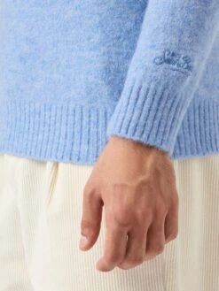 MC2 Saint Barth Regent Light Blue Stretch Alpaca Sweater 10 MC2 Saint Barth Regent Light Blue Stretch Alpaca Sweater -MC2 Saint Barth Shop UID REGE00600023I MAN KNITWEAR BLUE MC2 MC2 4
