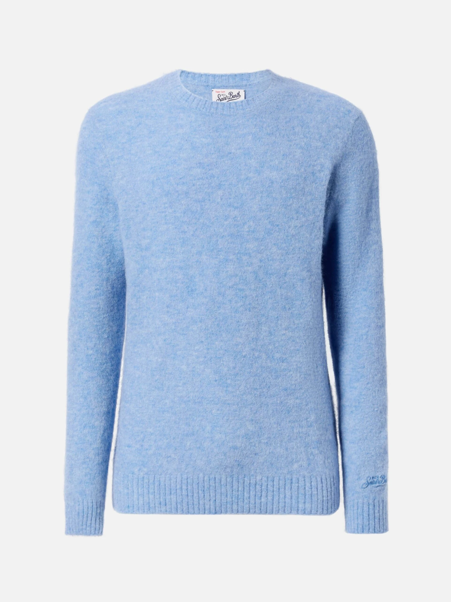 MC2 Saint Barth Regent Light Blue Stretch Alpaca Sweater 7 MC2 Saint Barth Regent Light Blue Stretch Alpaca Sweater - Image 5