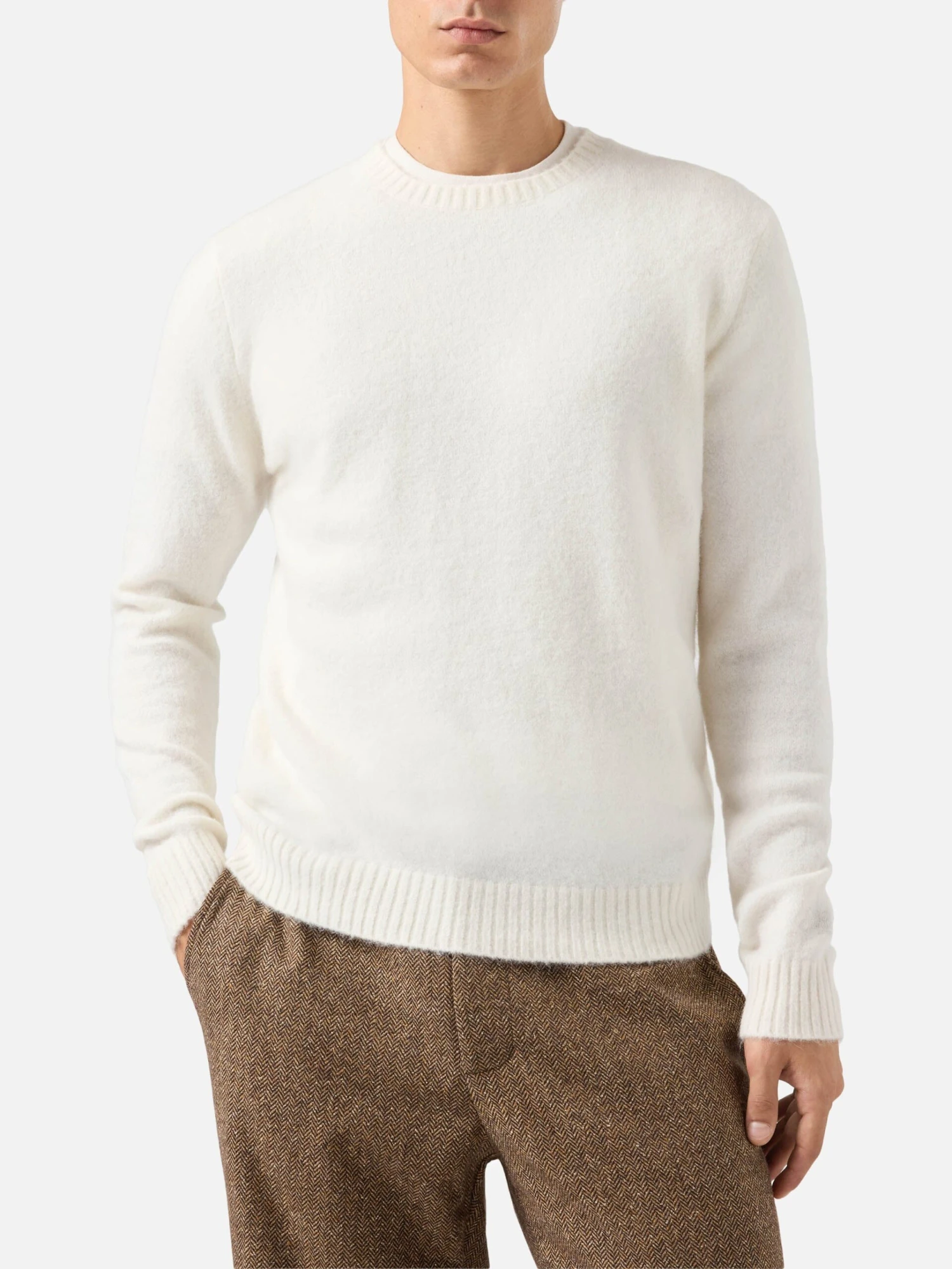 MC2 Saint Barth Regent White Stretch Alpaca Sweater 3 MC2 Saint Barth Regent White Stretch Alpaca Sweater