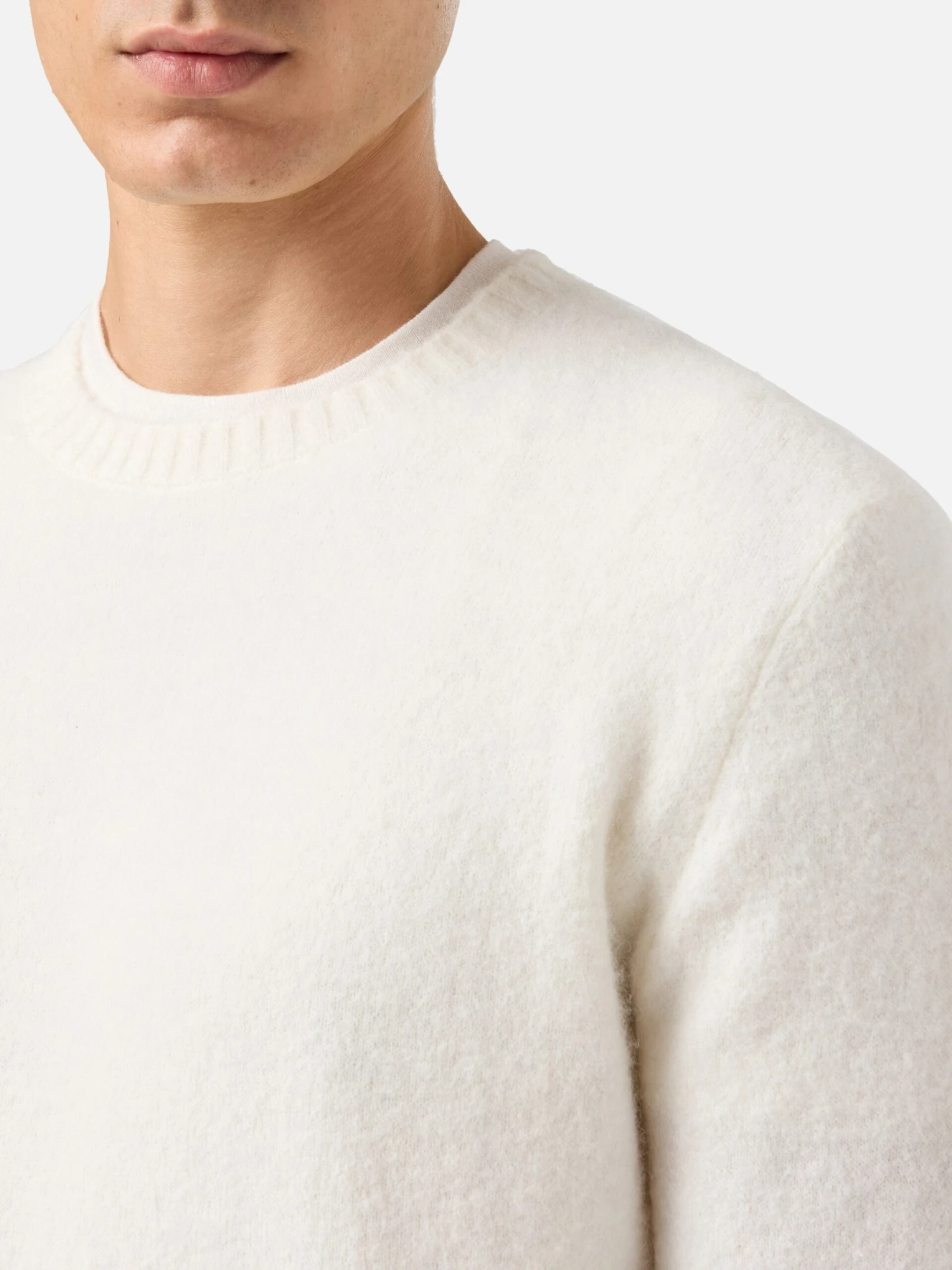 MC2 Saint Barth Regent White Stretch Alpaca Sweater 4 MC2 Saint Barth Regent White Stretch Alpaca Sweater - Image 2