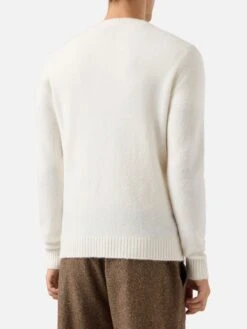 MC2 Saint Barth Regent White Stretch Alpaca Sweater 9 MC2 Saint Barth Regent White Stretch Alpaca Sweater -MC2 Saint Barth Shop UID REGE00600040I MAN KNITWEAR WHITE MC2 MC2 3