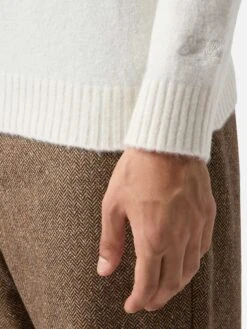 MC2 Saint Barth Regent White Stretch Alpaca Sweater 10 MC2 Saint Barth Regent White Stretch Alpaca Sweater -MC2 Saint Barth Shop UID REGE00600040I MAN KNITWEAR WHITE MC2 MC2 4