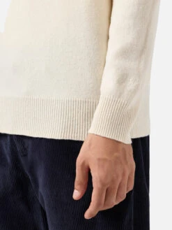 MC2 Saint Barth Regent White Lambswool Sweater 10 MC2 Saint Barth Regent White Lambswool Sweater -MC2 Saint Barth Shop UID REGE01100040I MAN KNITWEAR WHITE MC2 MC2 4