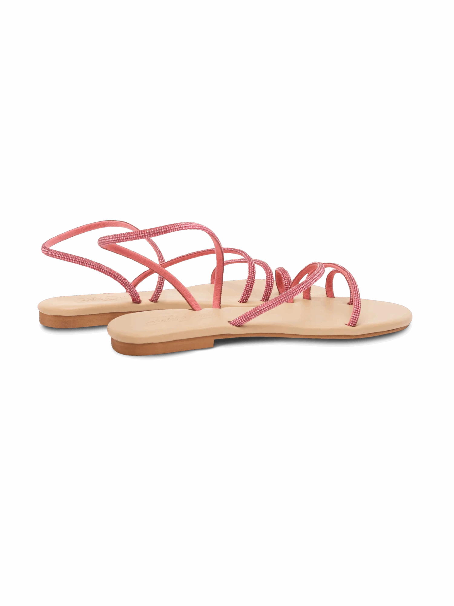 MC2 Saint Barth Flat Ring Sandals With Fuchsia Rhinestones 5 MC2 Saint Barth Flat Ring Sandals With Fuchsia Rhinestones - Image 3